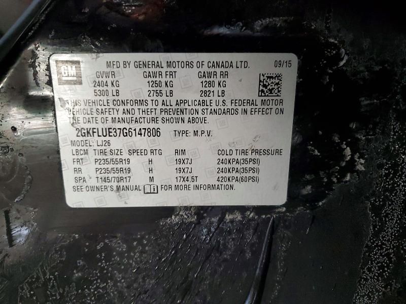 2016 GMC Terrain slt