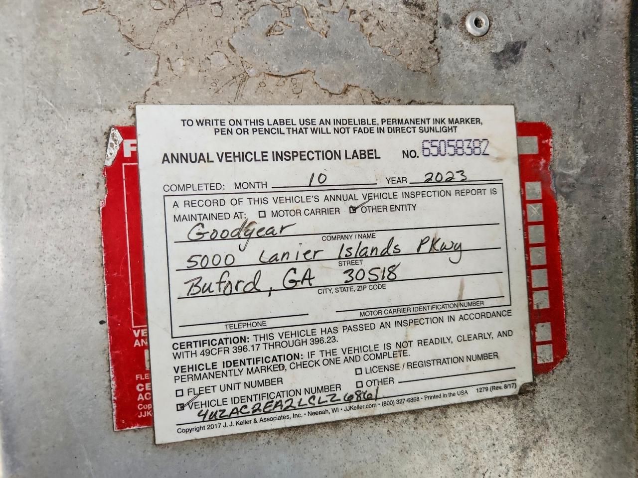 2020 Freightliner MT45 Chassis Delivery Truck