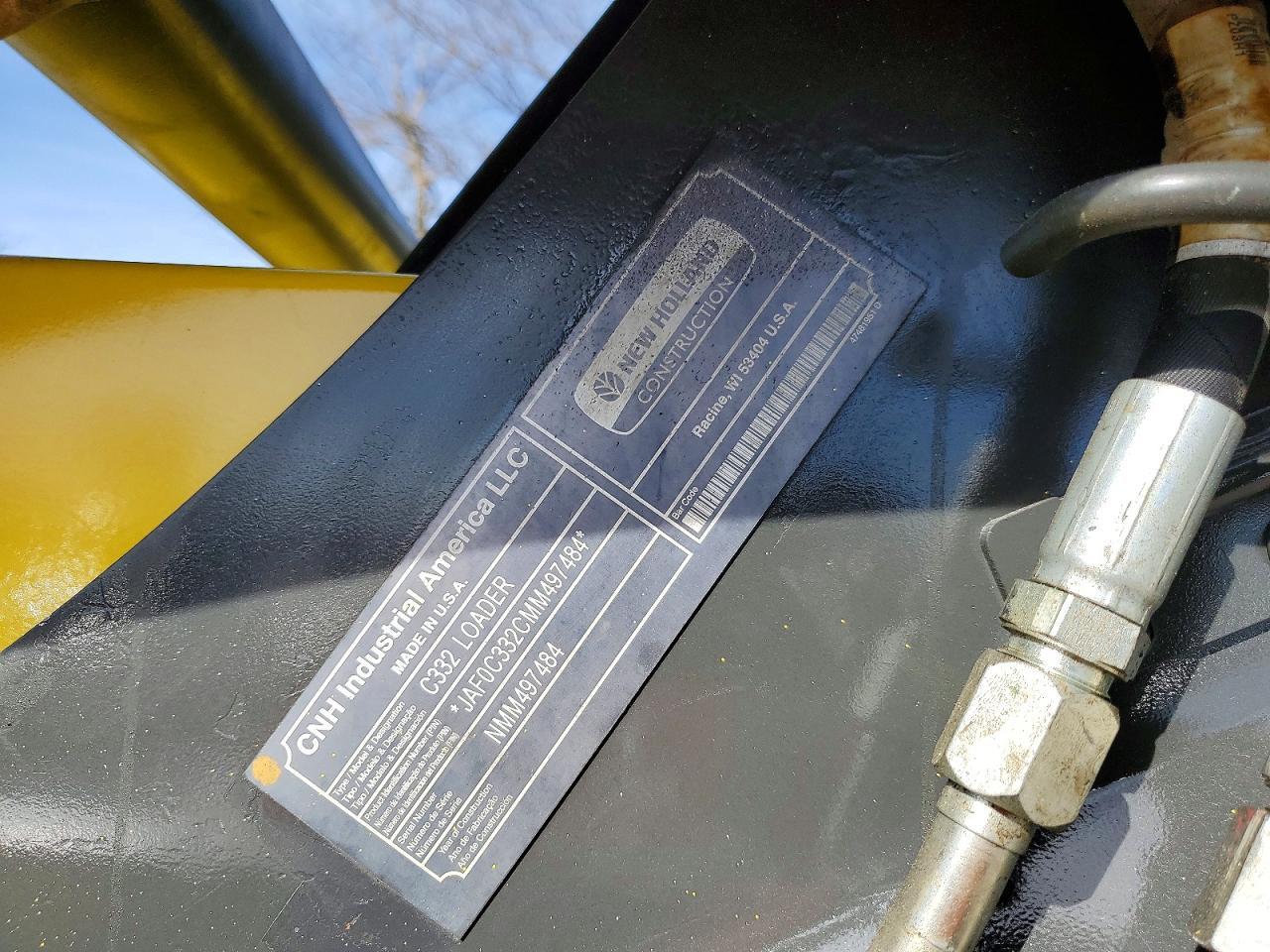2021 New Holland C332 Tracked Skid Steer Loader