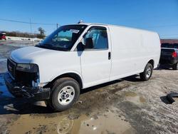 Salvage trucks for sale at Windsor, NJ auction: 2023 GMC Savana 2500 Cargo Delivery Van