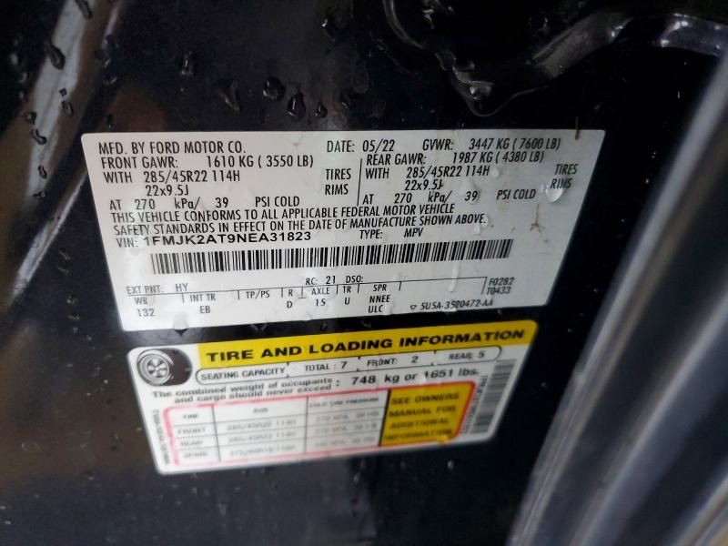 2022 Ford Expedition max Limited