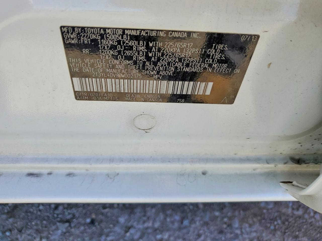 2013 Toyota Rav4 ev