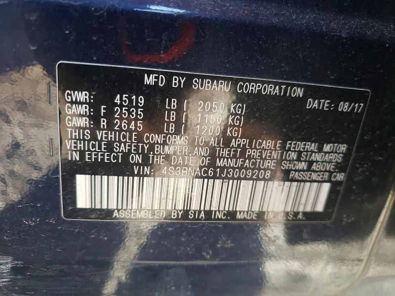 2018 Subaru Legacy 2.5i Premium
