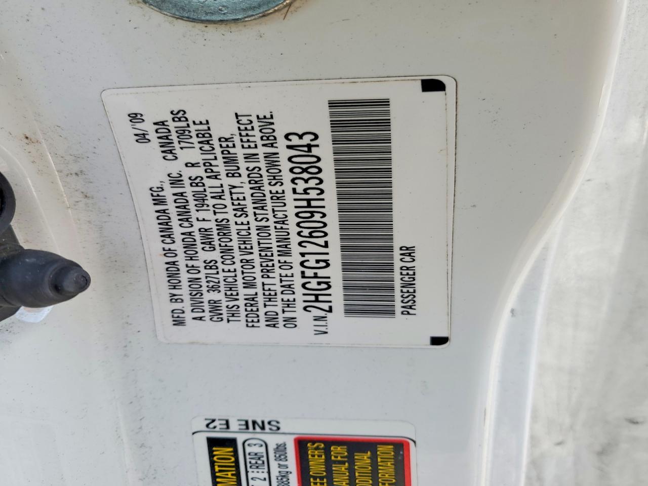 2009 Honda Civic lx