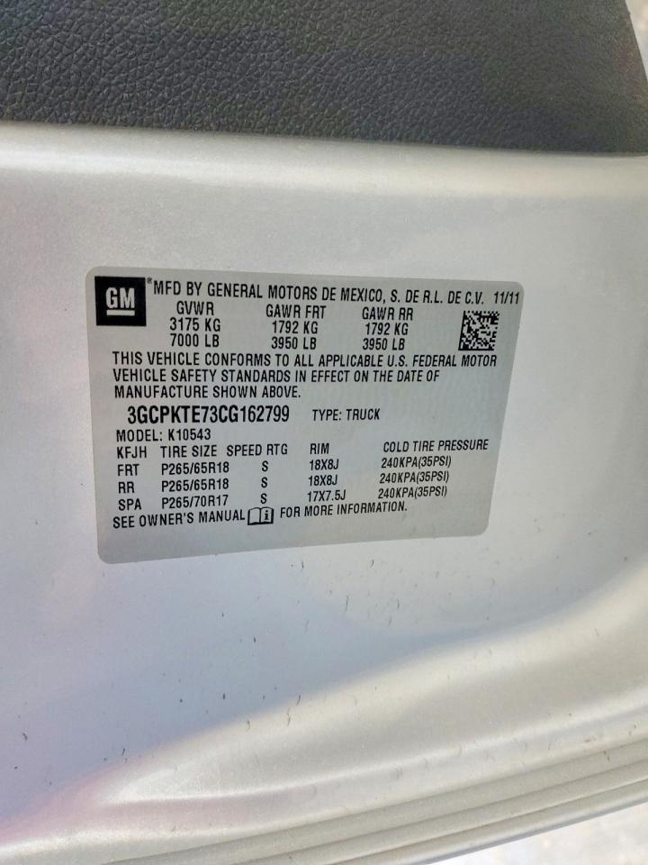 2012 Chevrolet Silverado K1500 LTZ