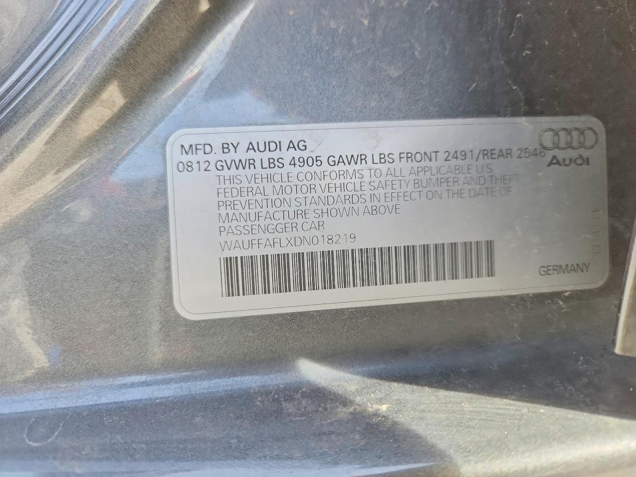 2013 Audi A4 Premium Plus