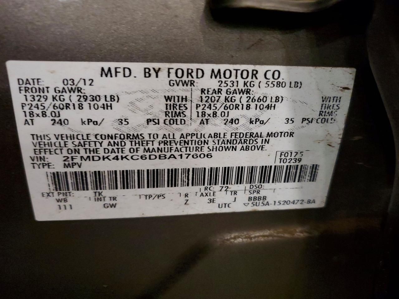 2013 Ford Edge Limited