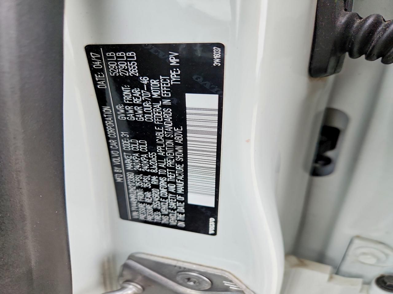 2017 Volvo Xc60 T6 Inscription