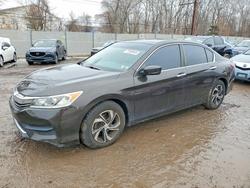 Honda salvage cars for sale: 2016 Honda Accord lx