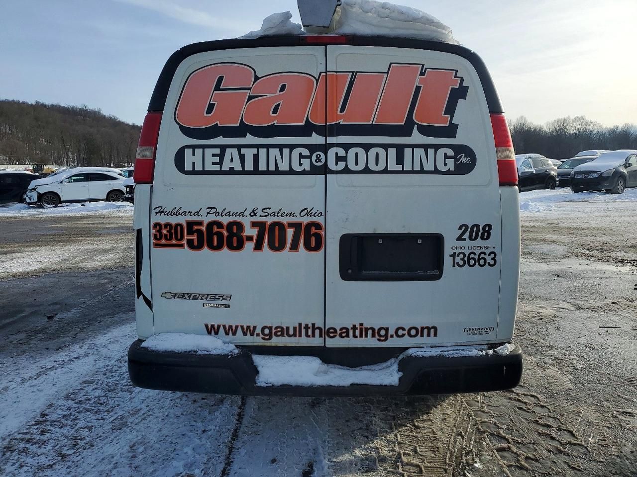 2014 Chevrolet Express 2500 Cargo Delivery Van