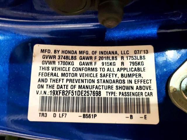 2013 Honda Civic lx