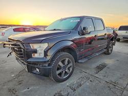Salvage trucks for sale at Grand Prairie, TX auction: 2016 Ford F150 Supercrew