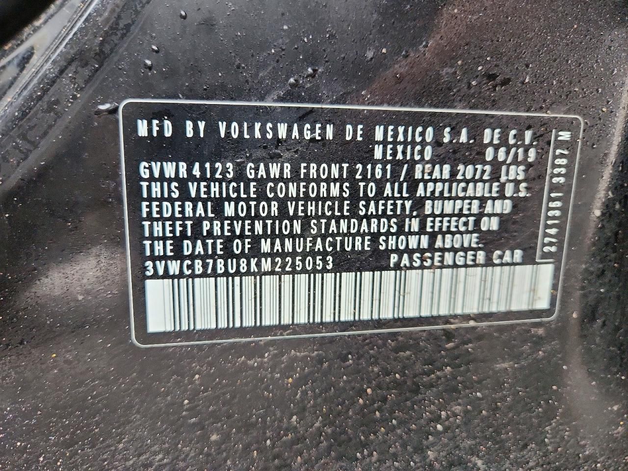 2019 Volkswagen Jetta s