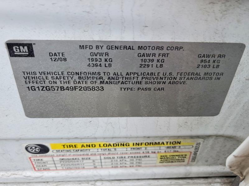 2009 Chevrolet Malibu ls