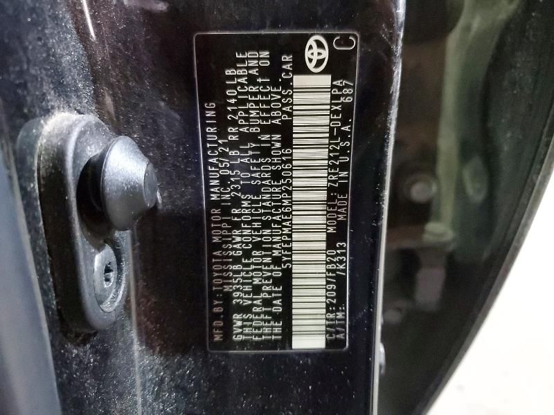 2021 Toyota Corolla le