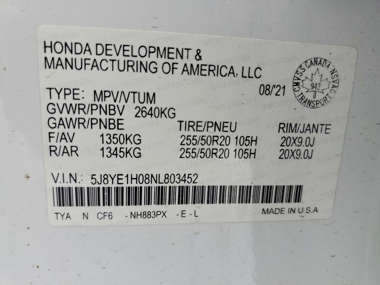 2022 Acura Mdx A-spec