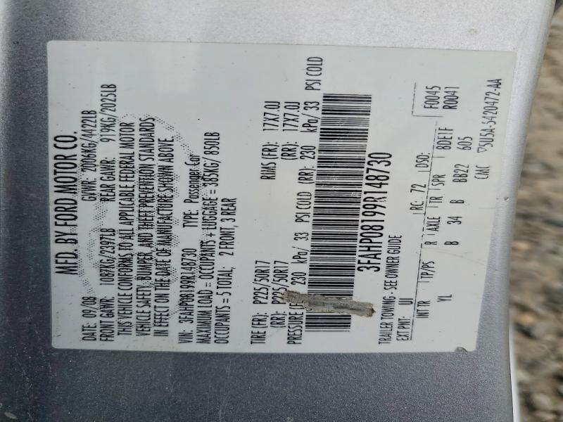 2009 Ford Fusion sel