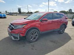 Honda salvage cars for sale: 2021 Honda Cr-v exl
