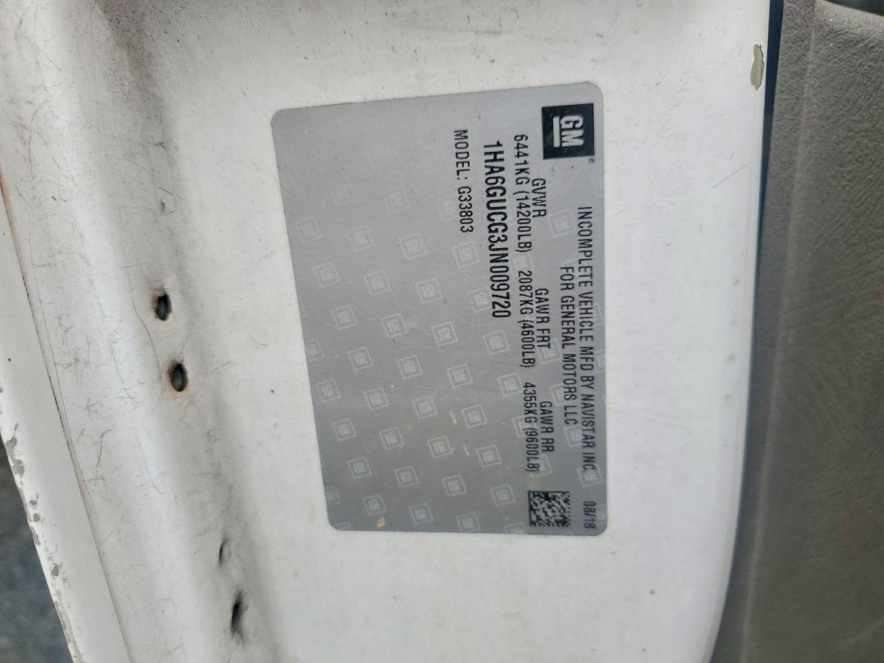 2018 Chevrolet Express Delivery Truck