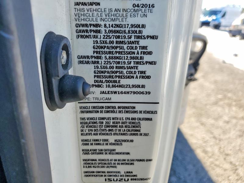 2017 Isuzu Nqr Refrigerated box Truck