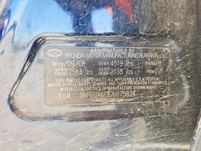 2007 Hyundai Sonata se