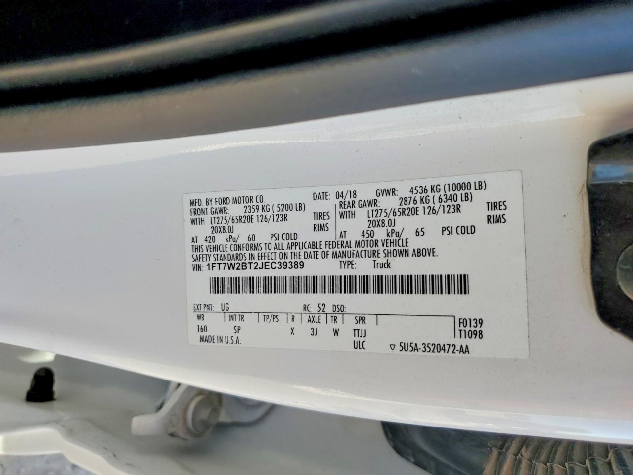 2018 Ford F250 Super Duty