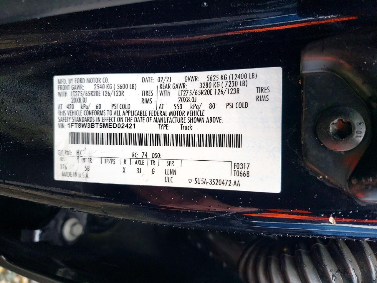 2021 Ford F350 Super Duty