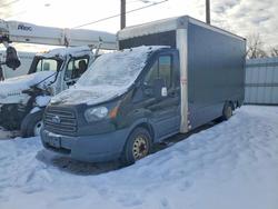 Salvage trucks for sale at Fort Wayne, IN auction: 2017 Ford Transit BOX Truck