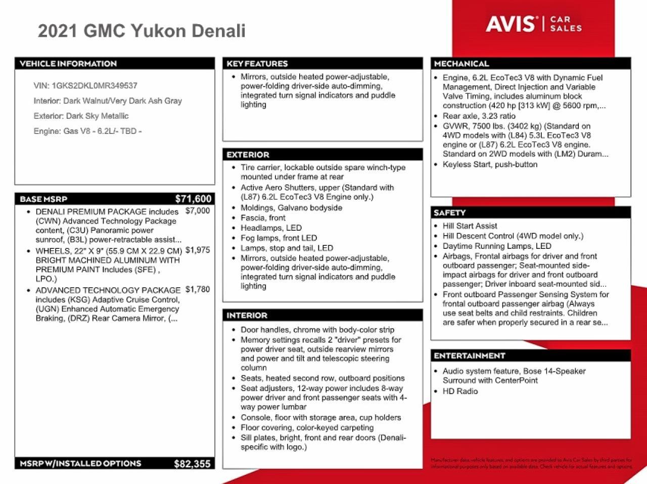 2021 GMC Yukon Denali
