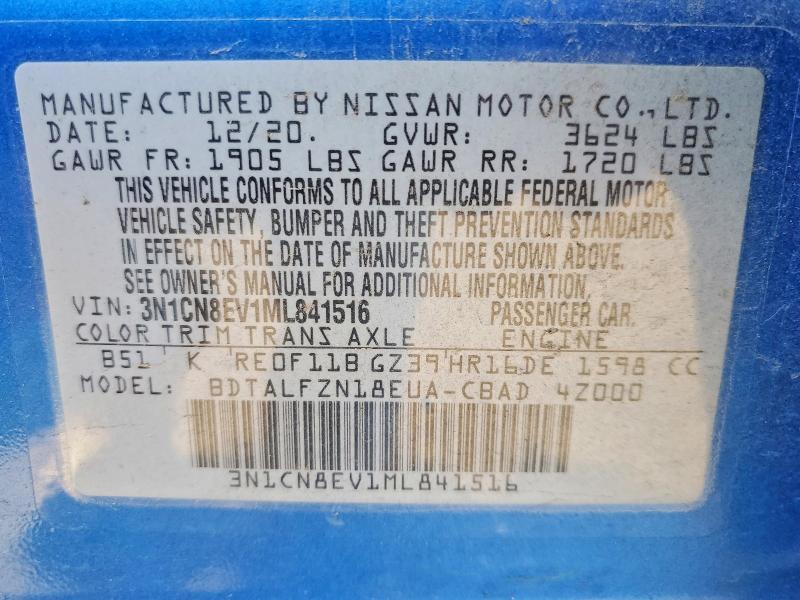 2021 Nissan Versa sv