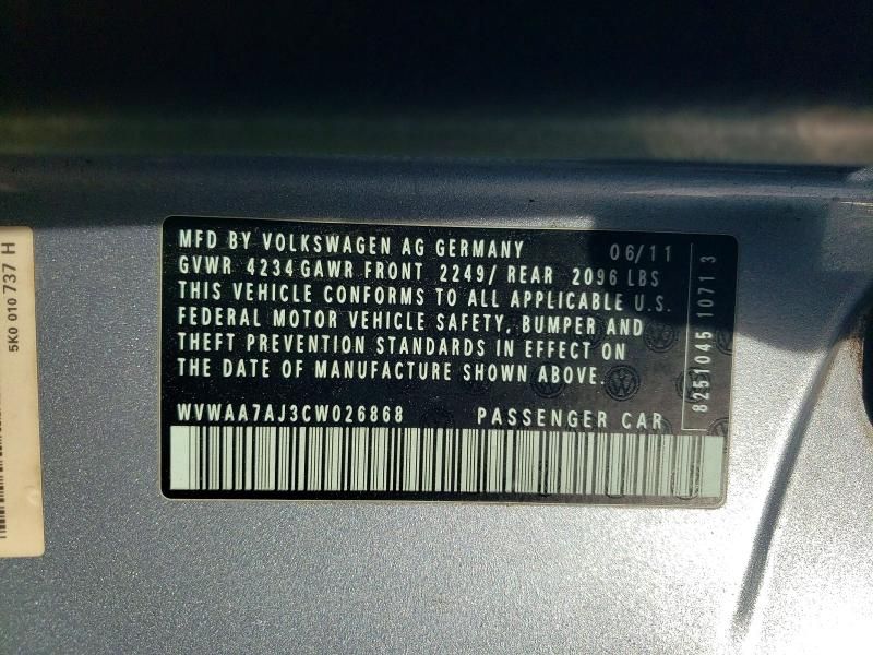 2012 Volkswagen Golf