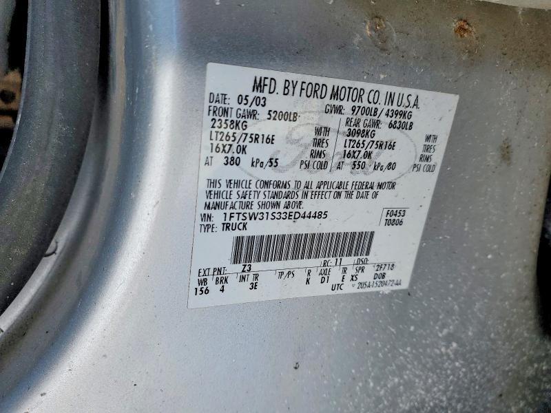 2003 Ford F350 srw Super Duty
