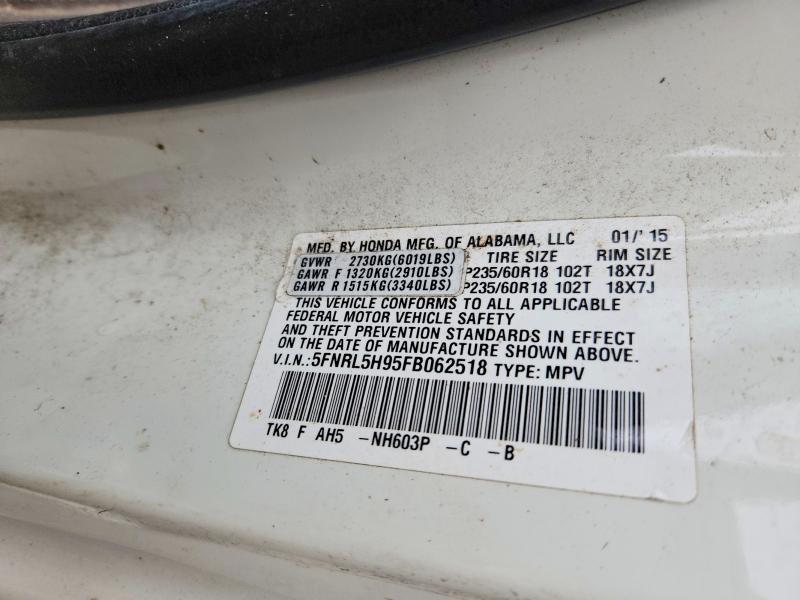 2015 Honda Odyssey Touring
