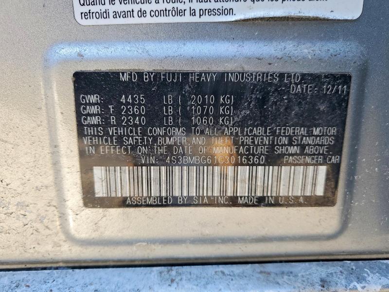 2012 Subaru Legacy 2.5i Premium
