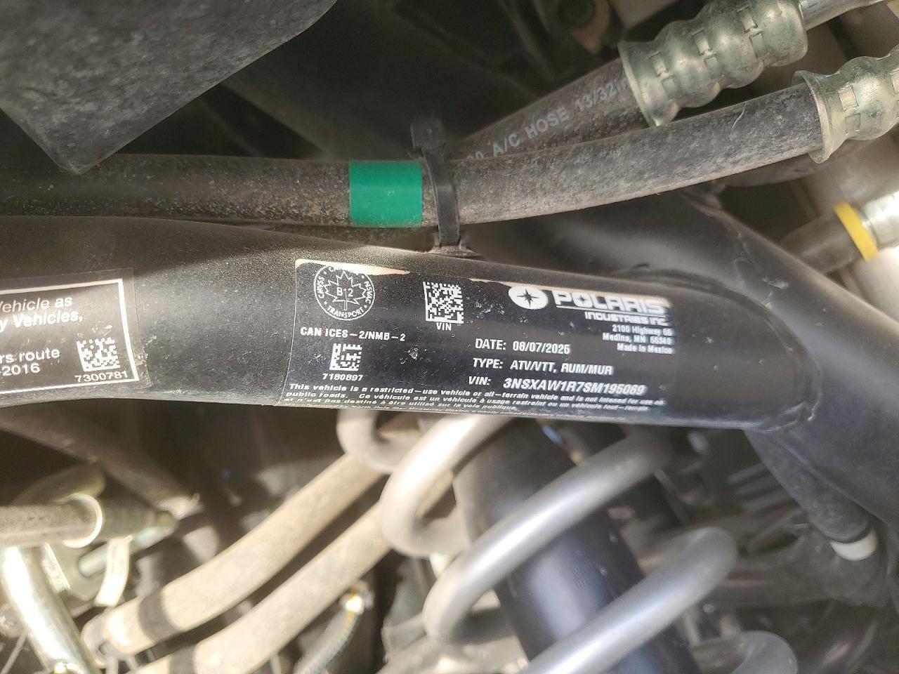 2025 Polaris Ranger 1500 Utility Vehicle