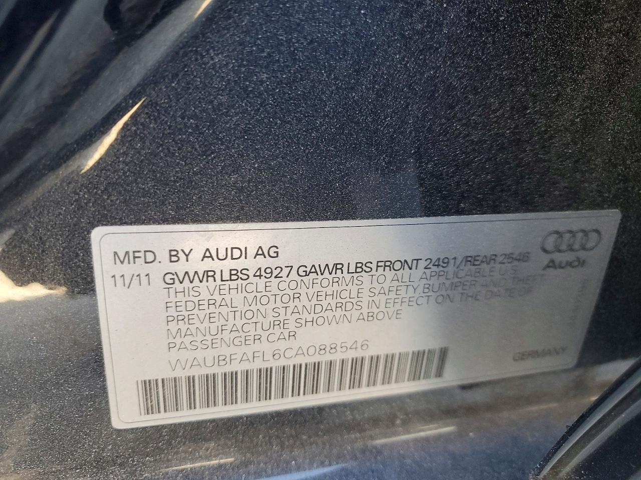 2012 Audi A4 Premium