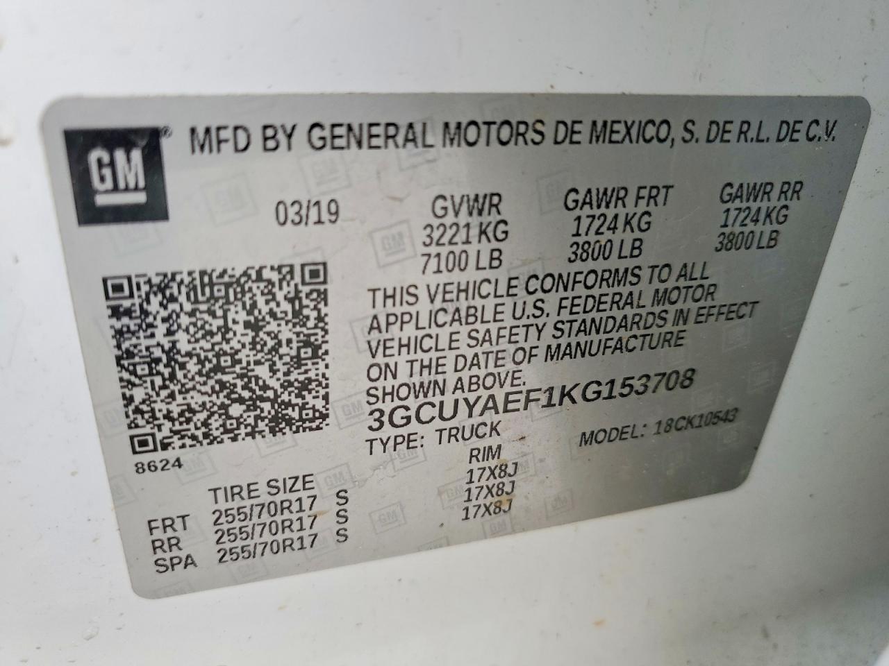 2019 Chevrolet Silverado K1500