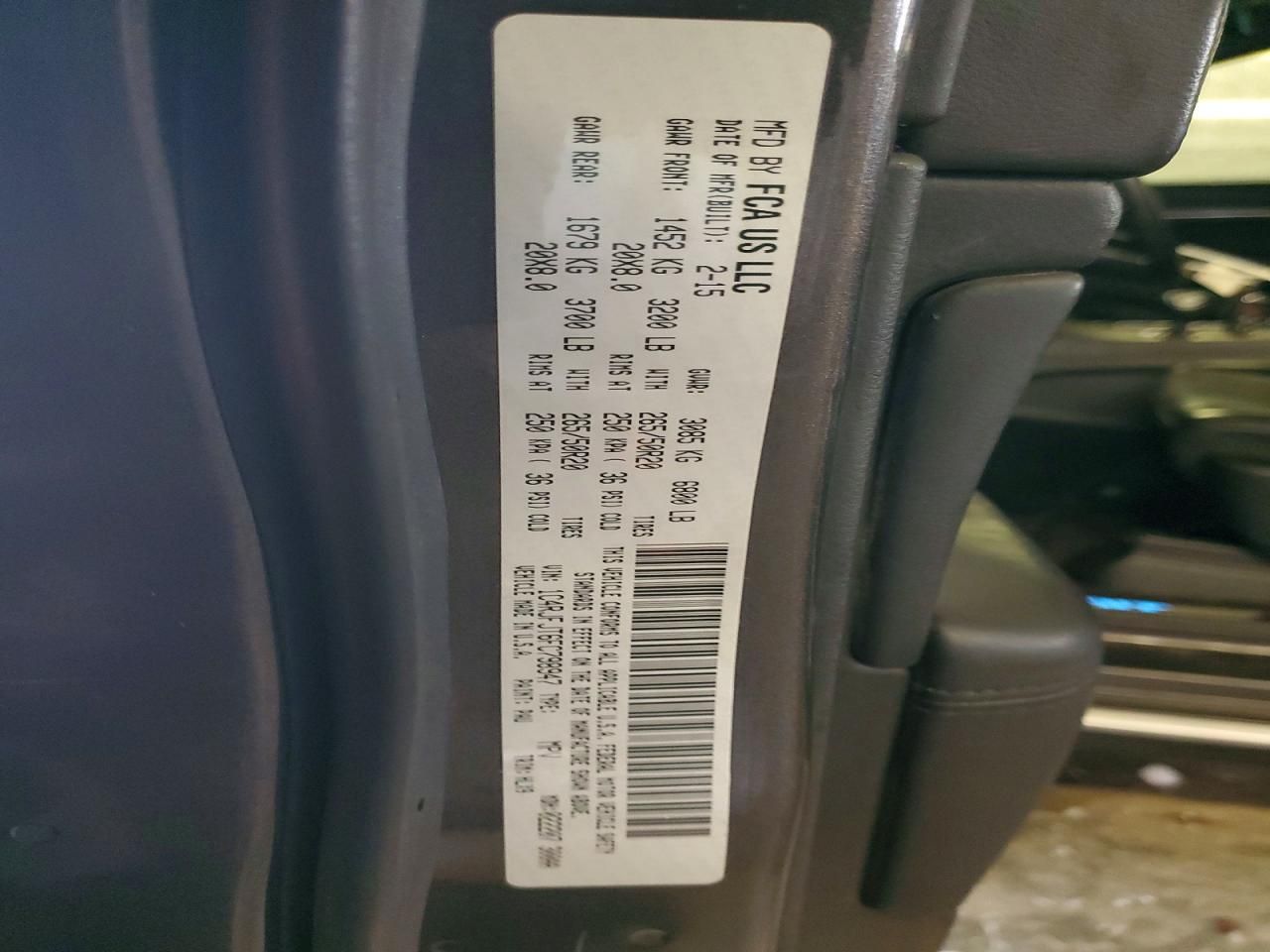 2015 Jeep Grand Cherokee Summit