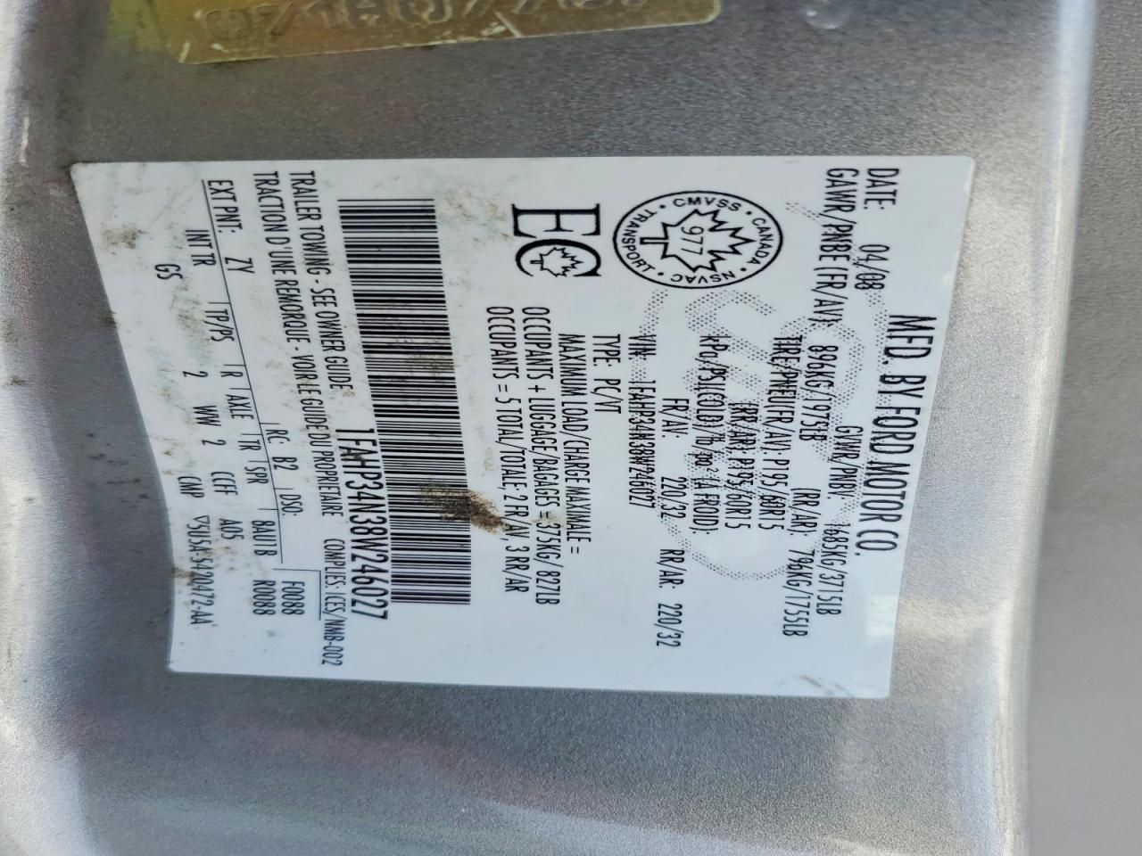 2008 Ford Focus Se/s