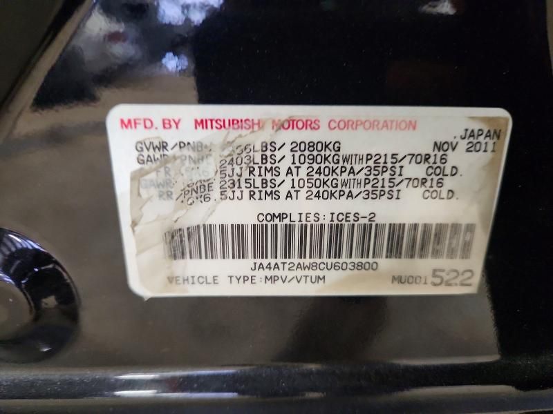 2012 Mitsubishi Outlander es