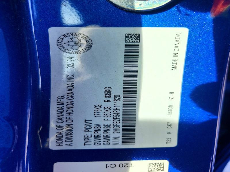 2024 Honda Civic Sport