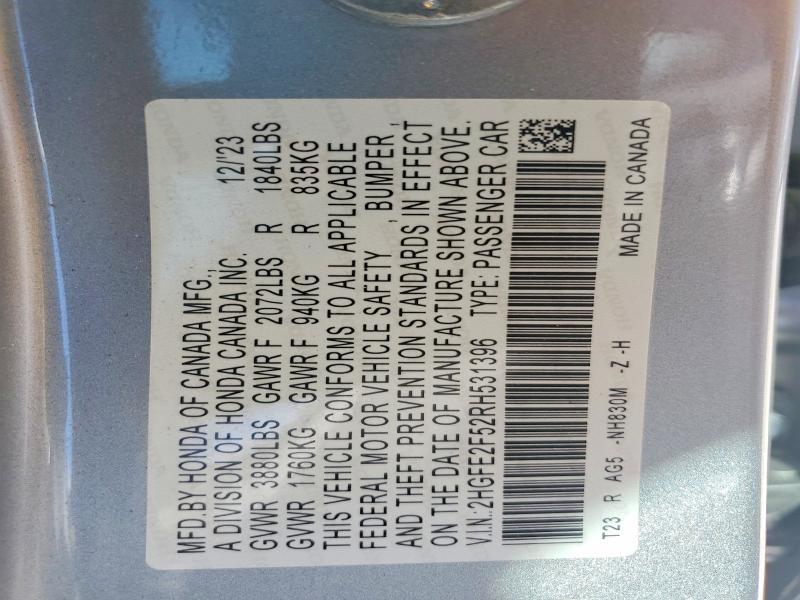 2024 Honda Civic Sport