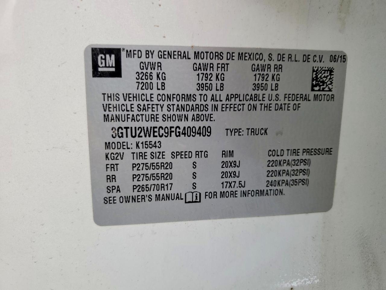 2015 GMC Sierra K1500 Denali