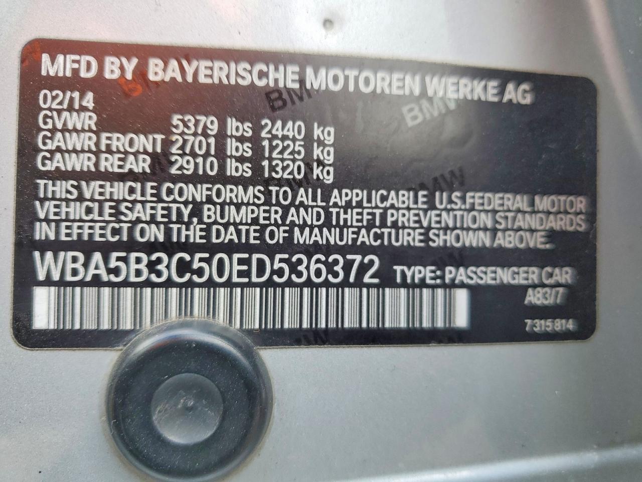 2014 BMW 535 xi