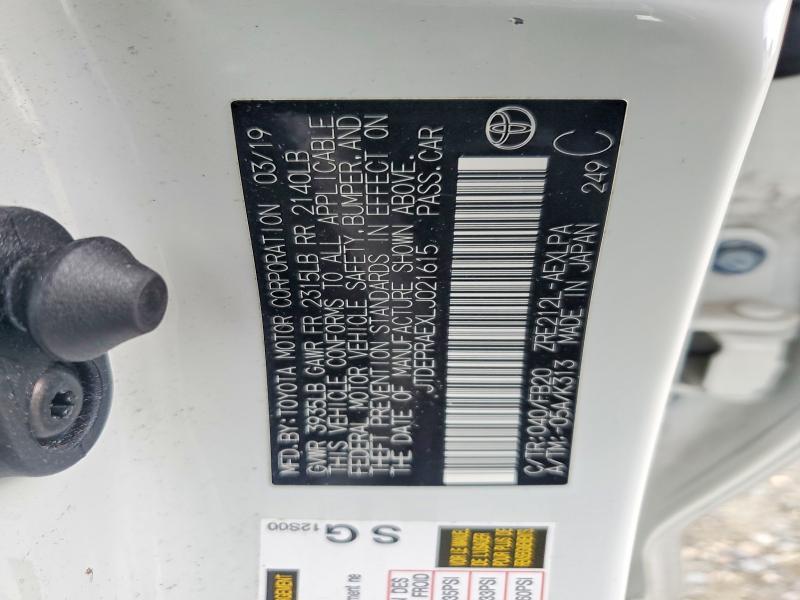 2020 Toyota Corolla le