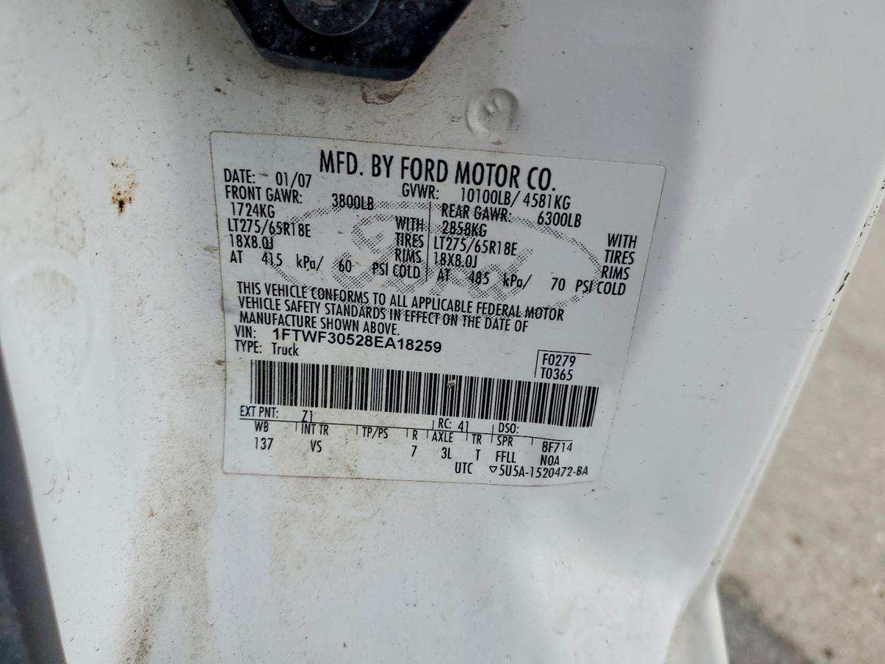 2008 Ford F350 SRW Super Duty