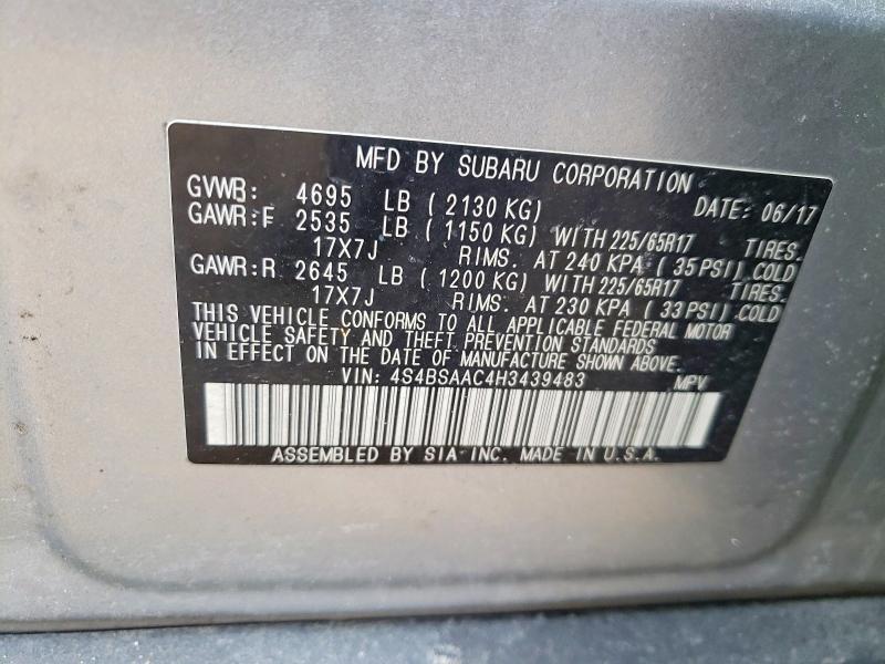 2017 Subaru Outback 2.5i