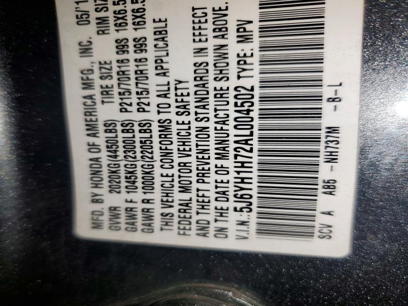 2010 Honda Element ex