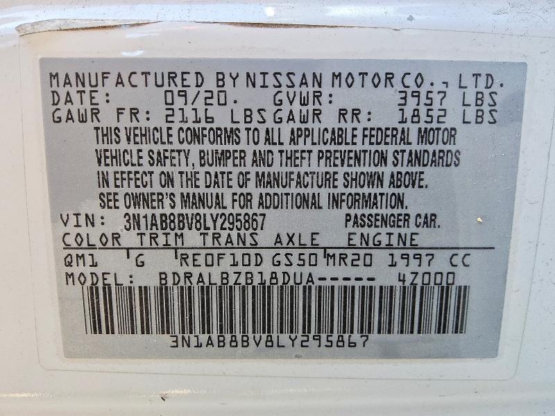 2020 Nissan Sentra s