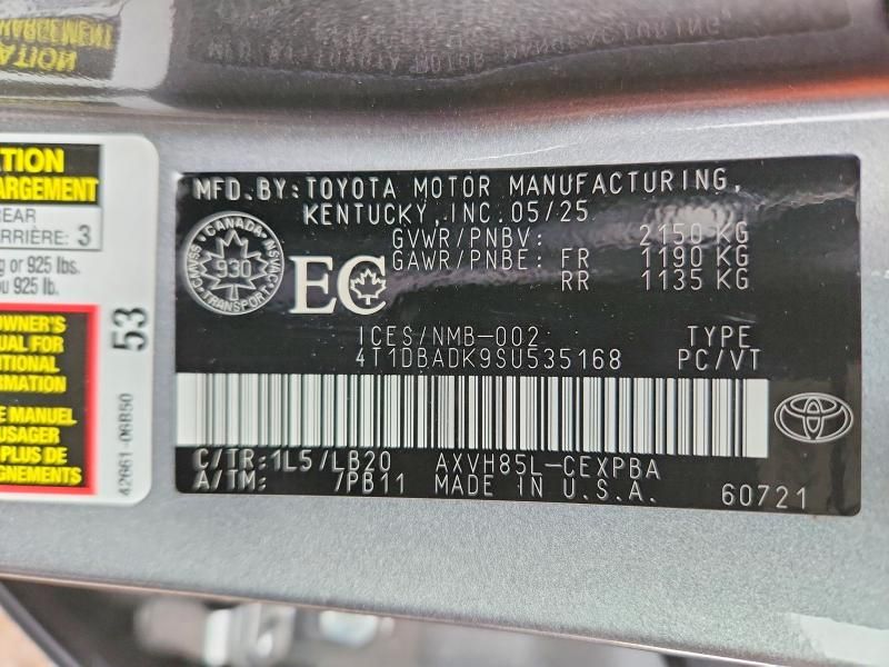 2025 Toyota Camry xse